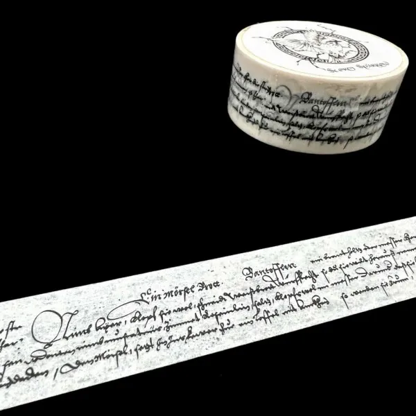 Lavinia Stamps Vintage Text Washi Tape Papier Klebeband