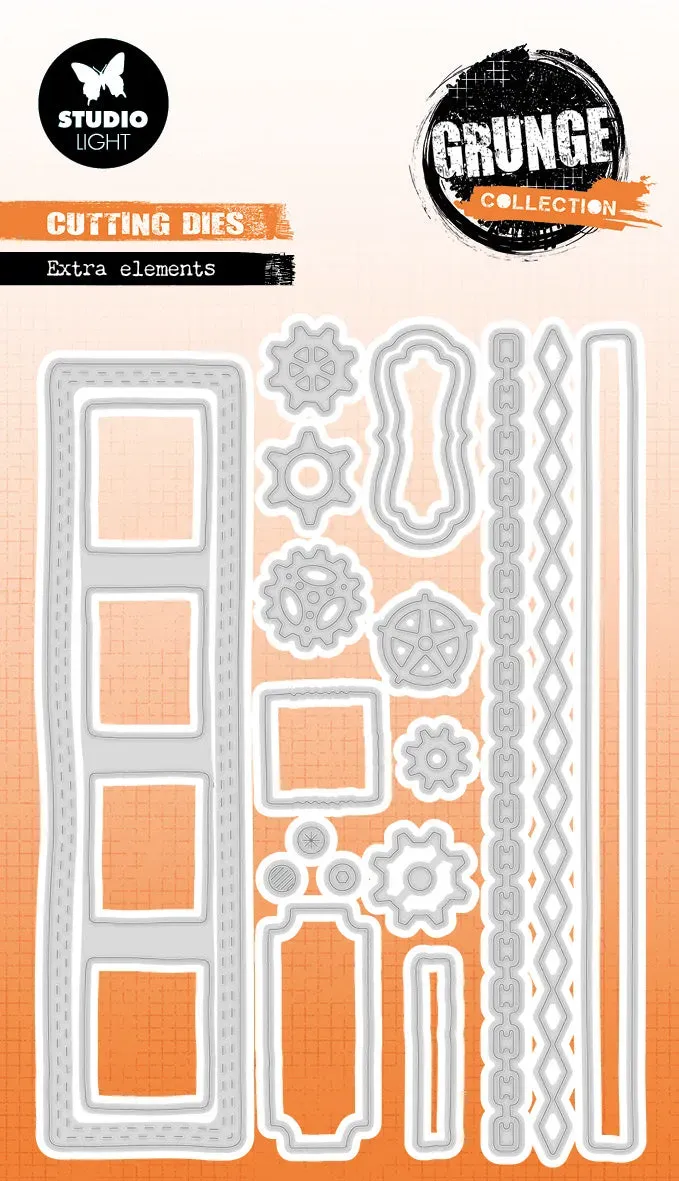 StudioLight Grunge Extra Grunge Elements Stanzschablone
