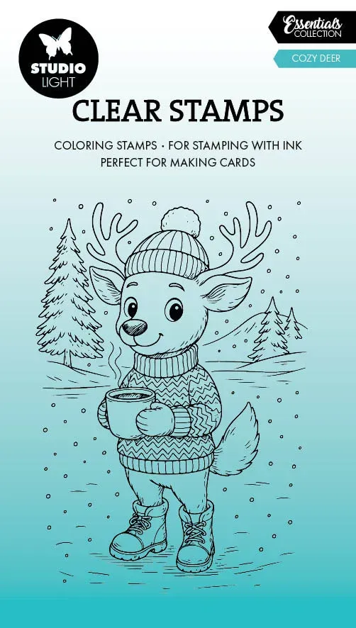 StudioLight Essentials Cozy Deer Clear Stamp
