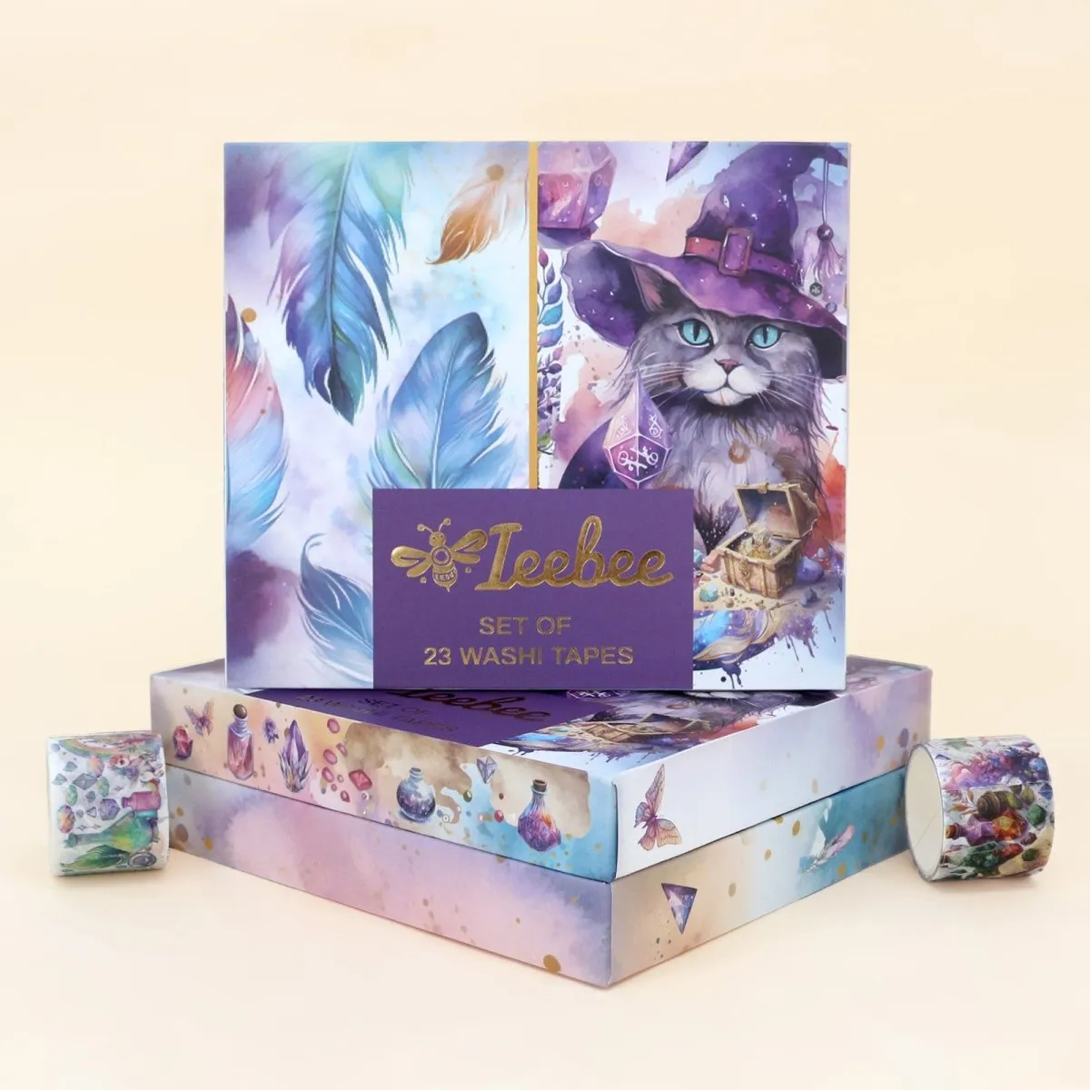 Ieebee Magic Fairy Washi Tape Set 23 Rollen Schloss Sterne