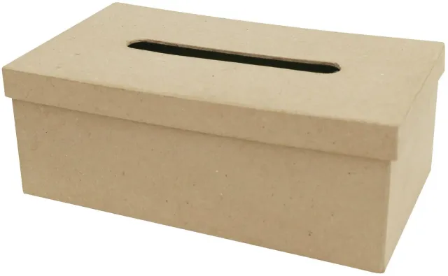 Décopatch AC657O Taschentuchbox M Pappmaché 14x25x9