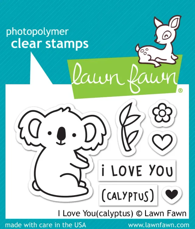 Lawn Fawn I Love Youcalyptus Clear Stempel Koala mini