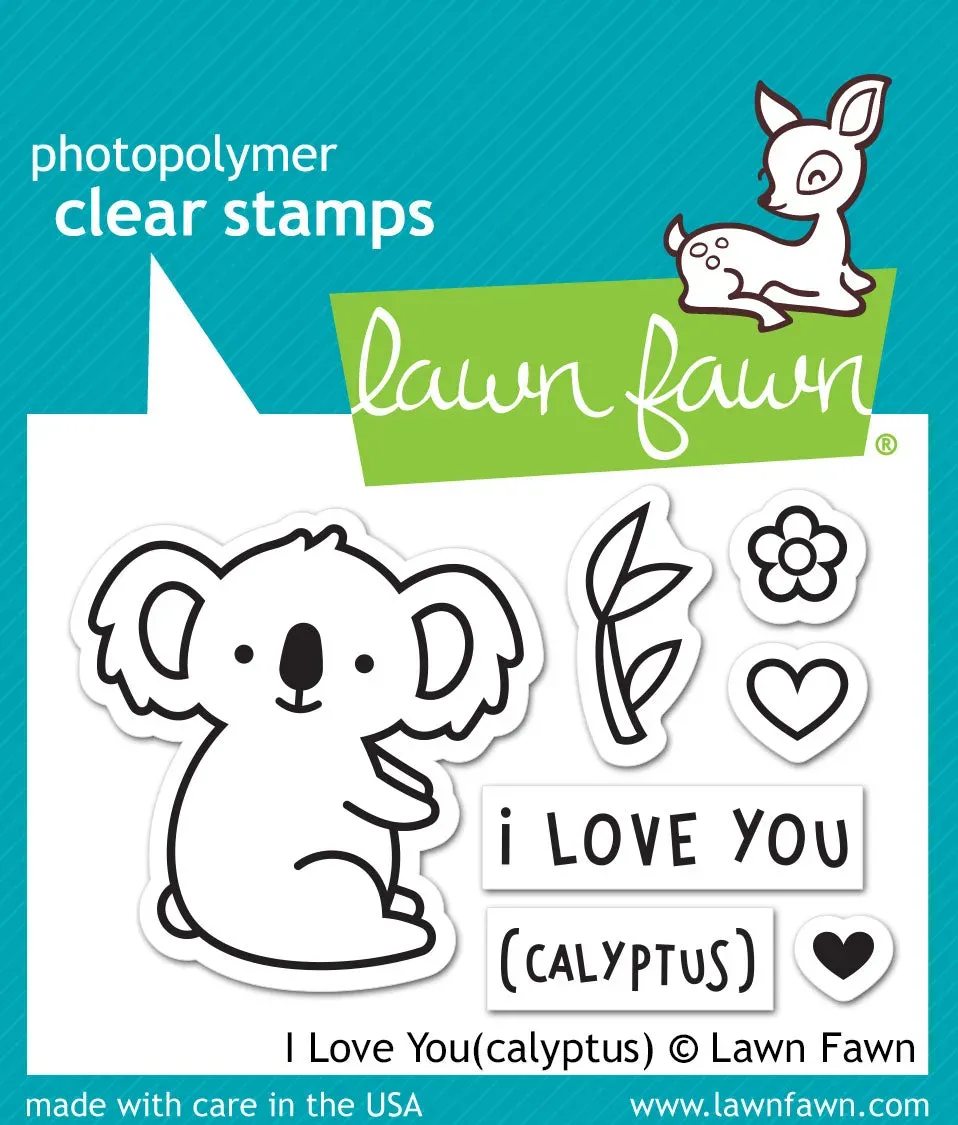 Lawn Fawn I Love Youcalyptus Clear Stempel Koala mini