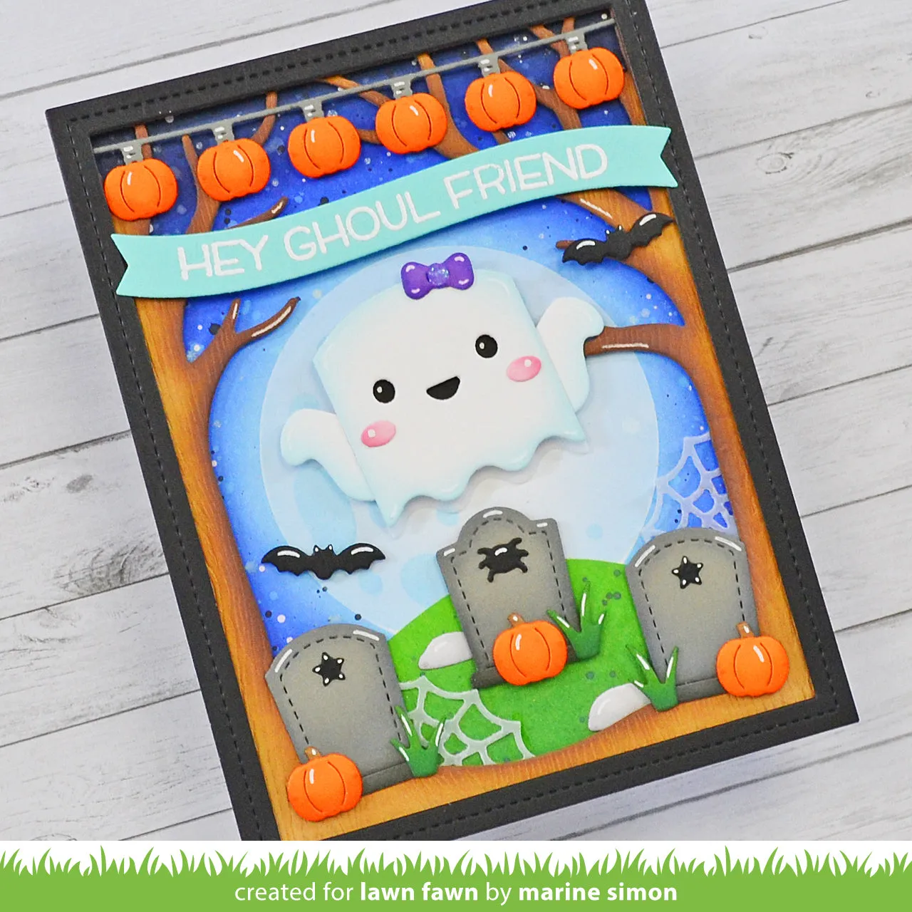 Lawn Fawn Tiny Gift Box Ghost Add-On Stanzen 10-teilig