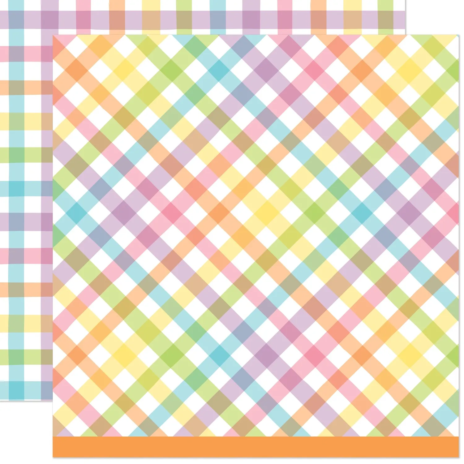 Lawn Fawn Ambrosia Salad Designpapier 30,5x30,5 Gingham