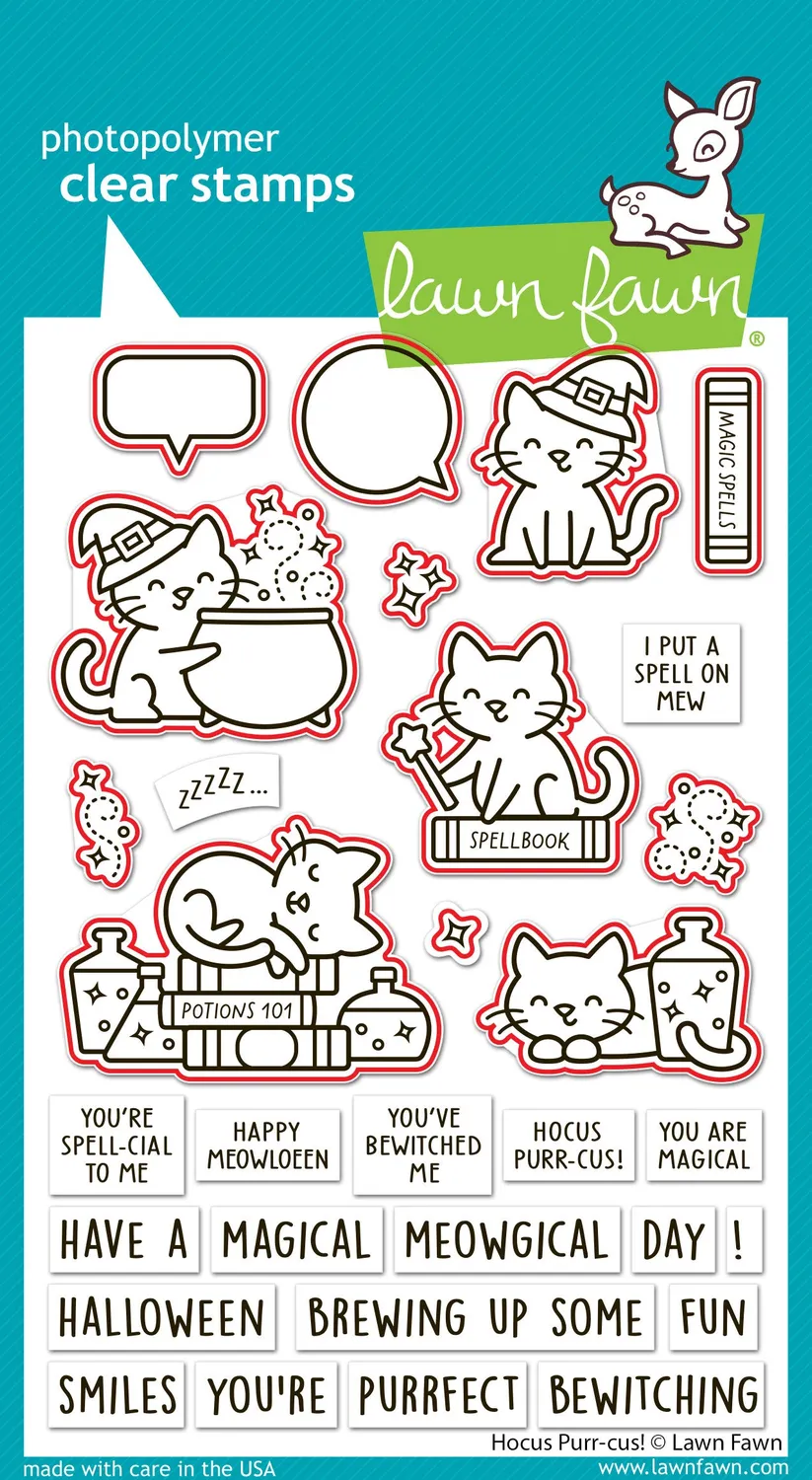 Lawn Fawn Lawn Cuts Hocus Purr-cus! Dies 12-teilig