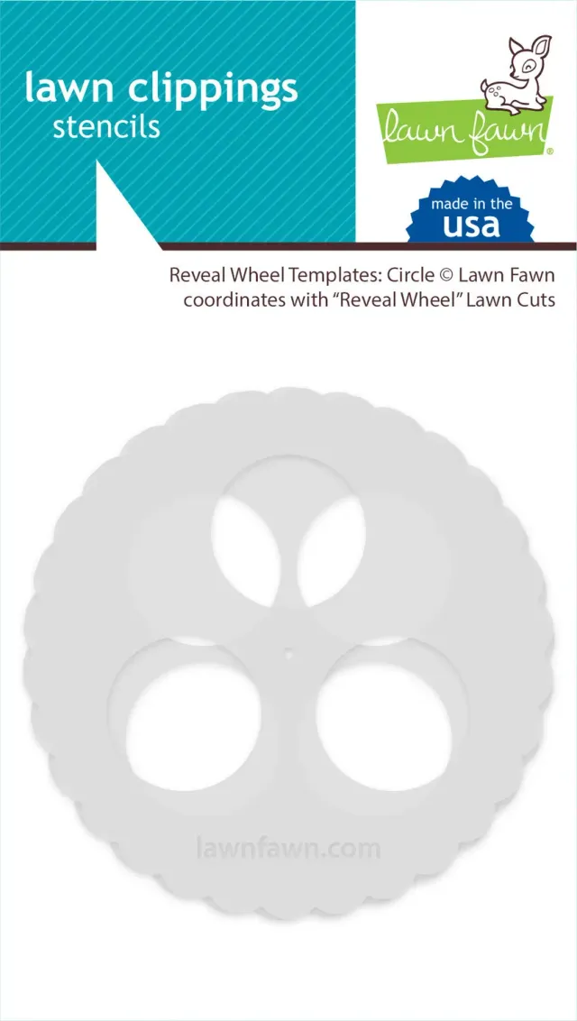 Lawn Fawn Reveal Wheel Templates Circle Schablone Fenster
