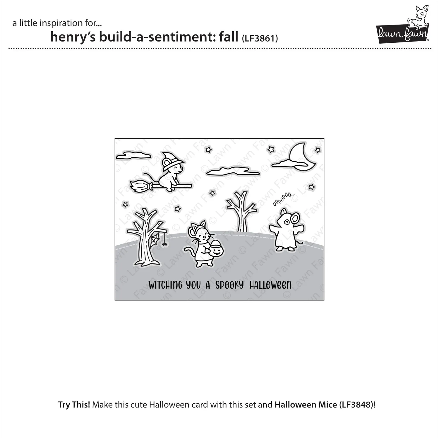 Lawn Fawn Henrys Fall Stempelset Herbst Englisch 2025