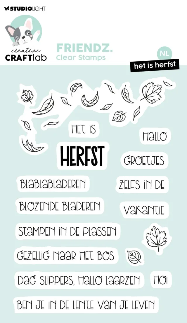 Creative Craftlab Friendz Stempel Het is Herfst