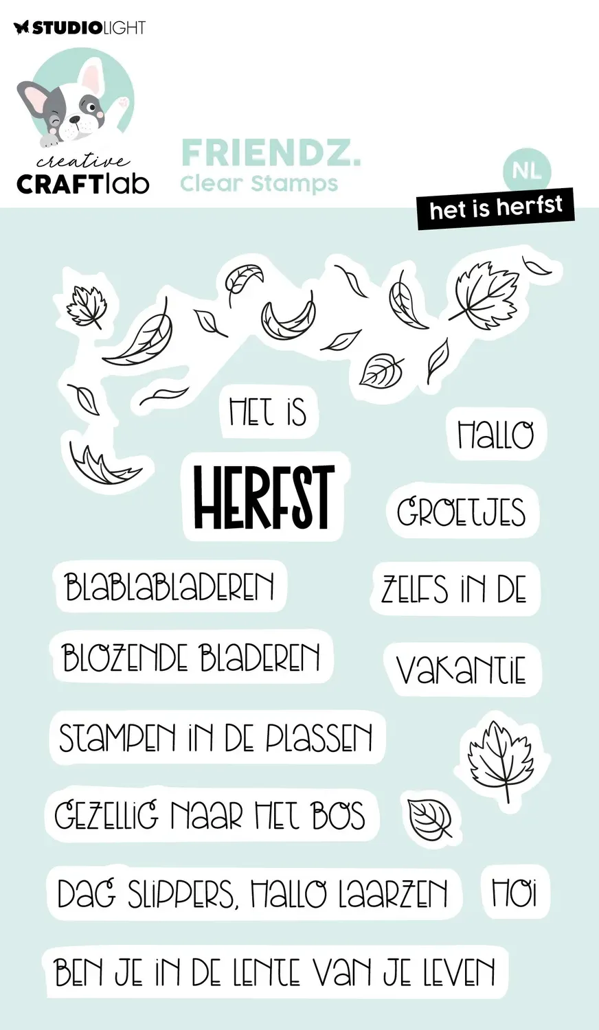 Creative Craftlab Friendz Stempel Het is Herfst