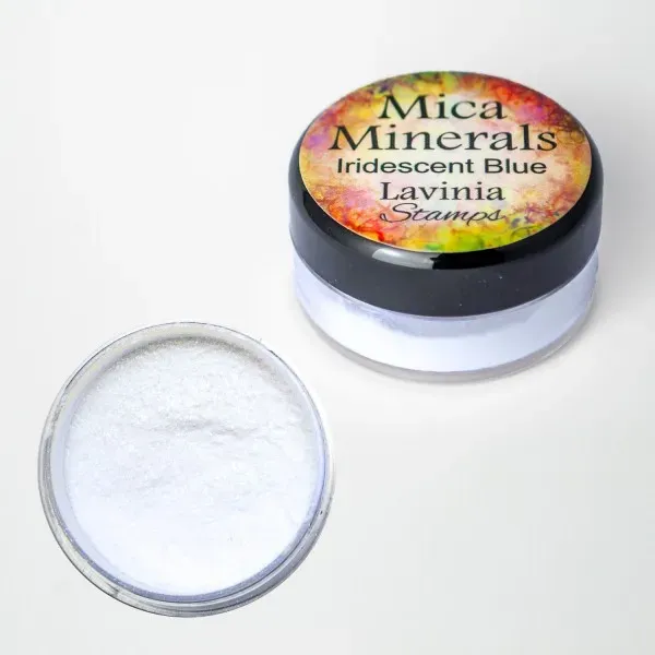 Lavinia Stamps Mica Minerals Iridescent Blue Mica-Pulver blau