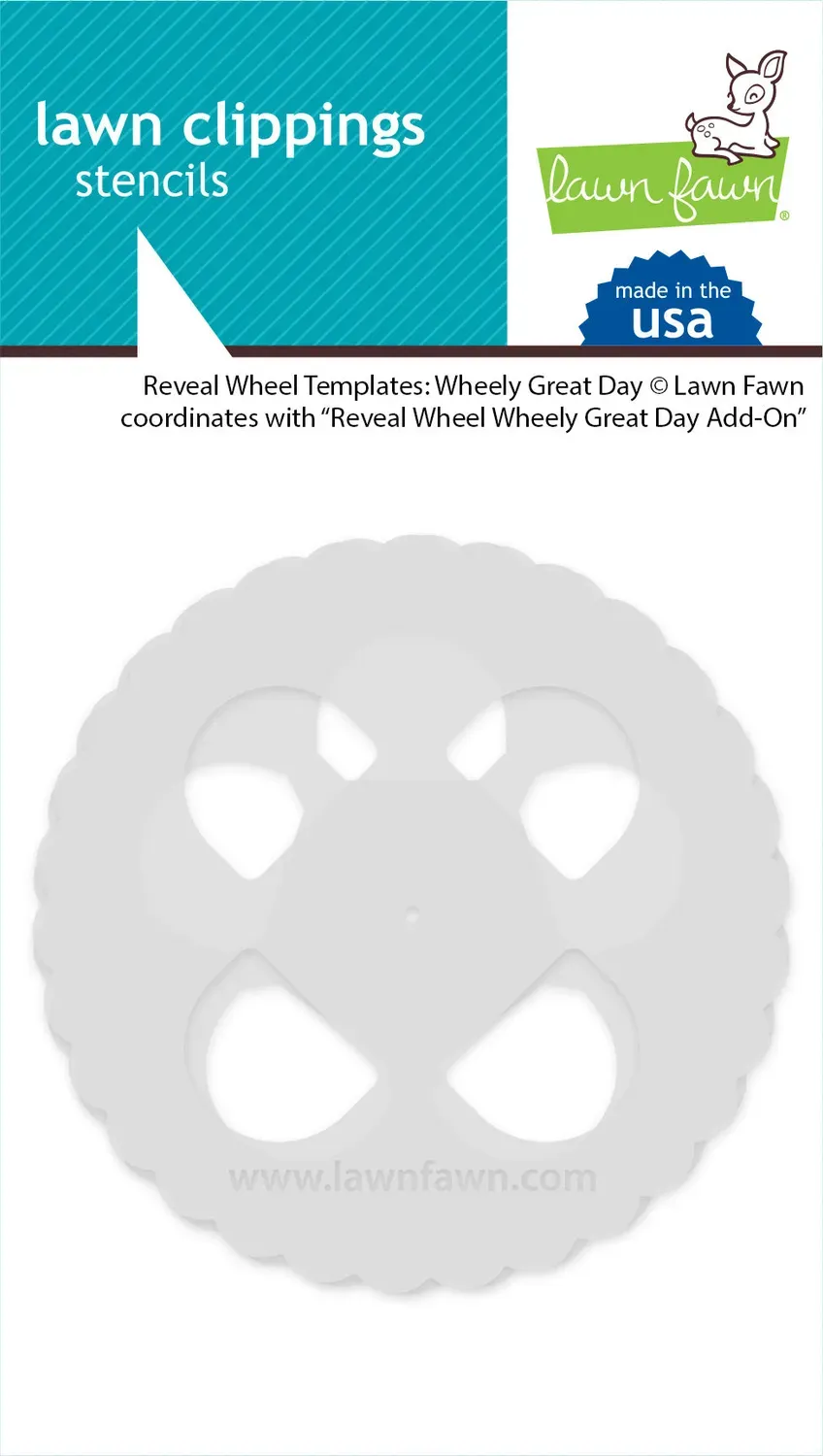 Lawn Fawn Reveal Wheel Wheely Great Day Templates