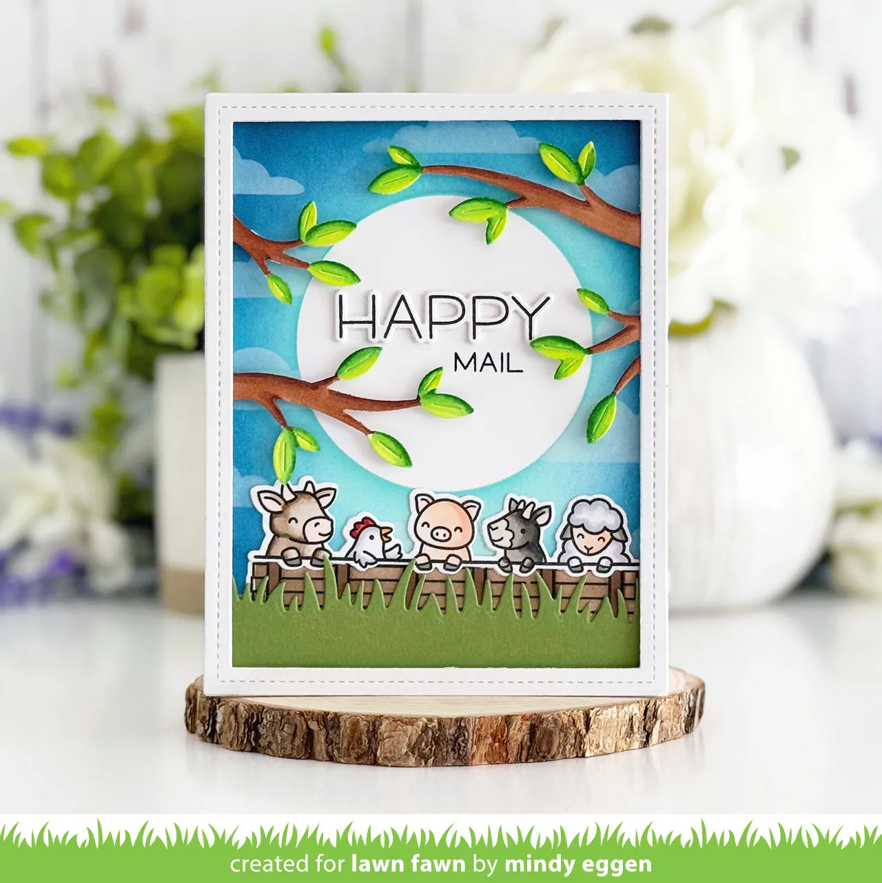 Lawn Fawn Stratus Cloud LF3738 Schablone Wolken 15x15cm