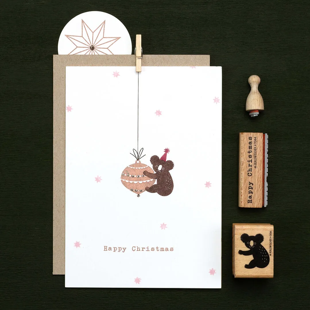 Perlenfischer Ornament small Stempel 23x22 mm