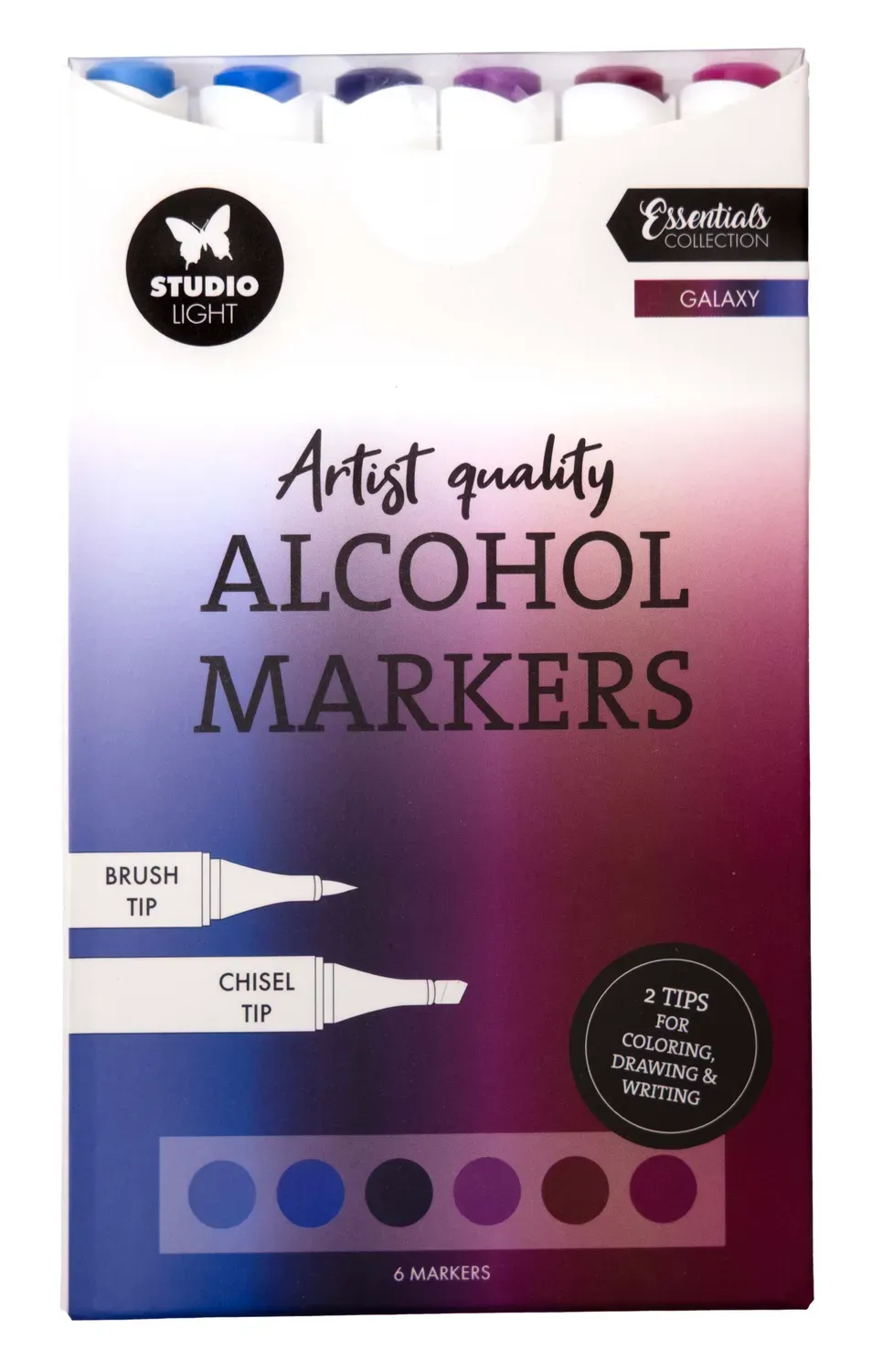 Studio Light Essentials Galaxy Alkoholmarker 6er Set