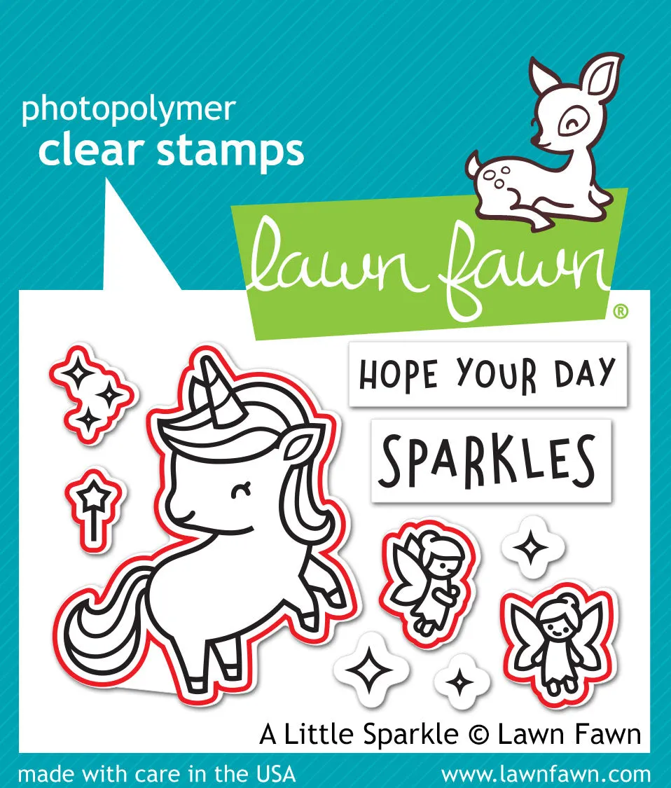 Lawn Fawn A Little Sparkle Lawn Cuts Stanzen Sterne mini