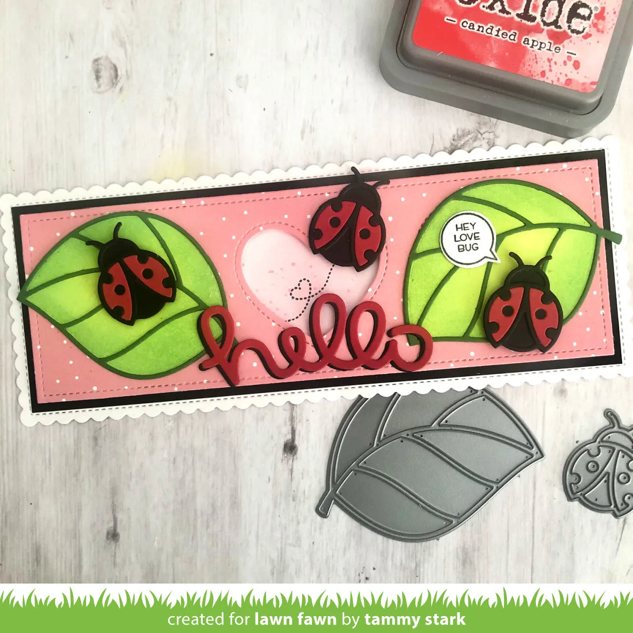 Lawn Fawn Ladybug and Leaf LF2523 Stanzschablonen