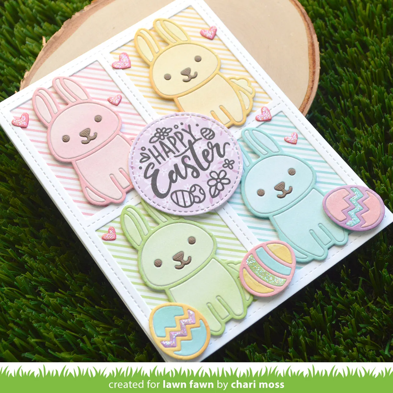 Lawn Fawn Springtime Bunny Stanzschablone Hase Ostern