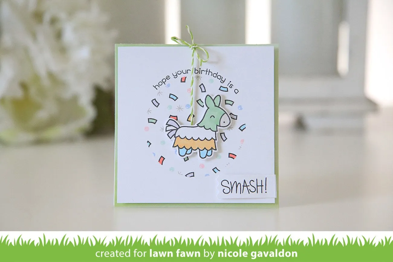 Lawn Fawn Year Seven LF1338 Clear Stamps Mini-Set