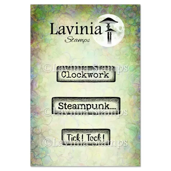 Lavinia Stamps Words of Steam Stempel Text klar