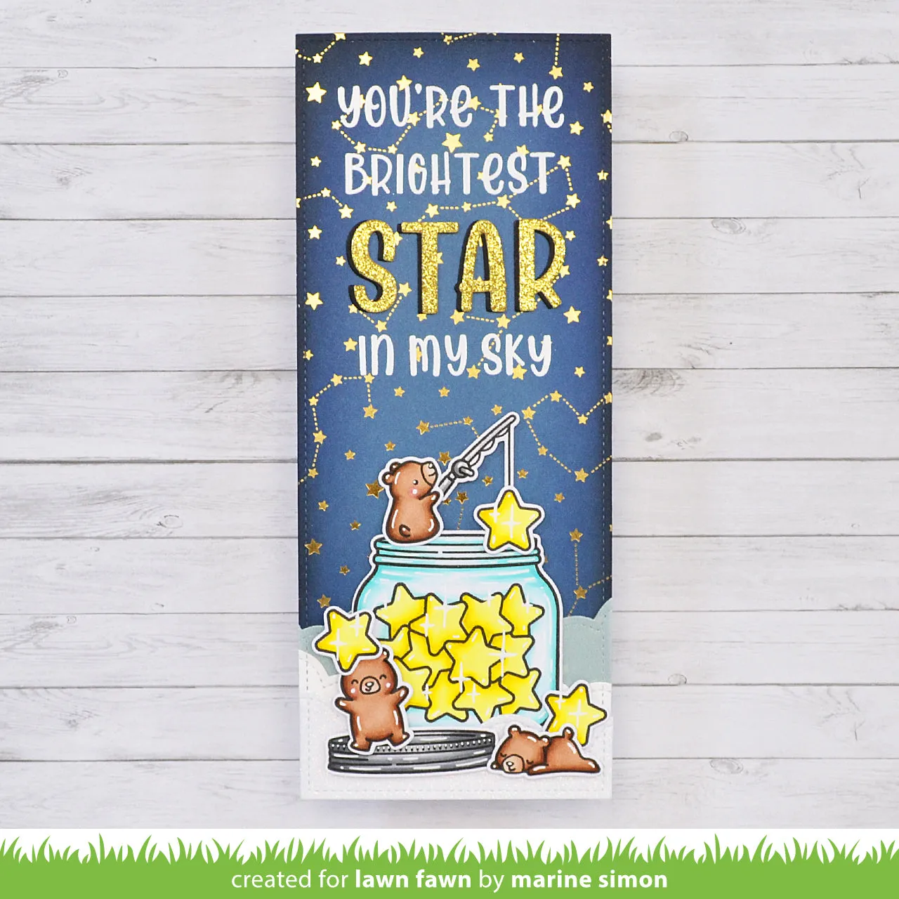 Lawn Fawn How You Bean Star Add-On Stempelset