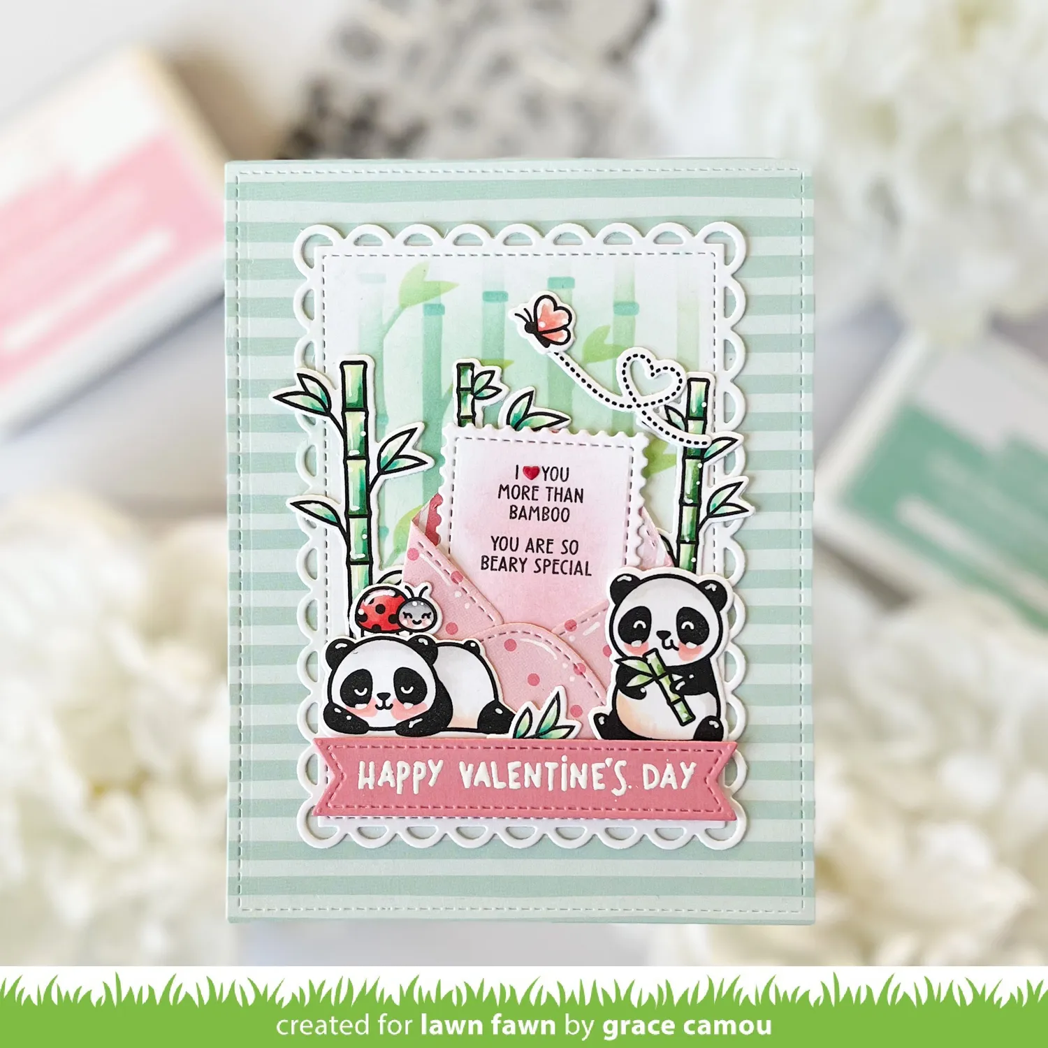 Lawn Fawn Lawn Cuts Little Letter Stanzen Briefumschlag