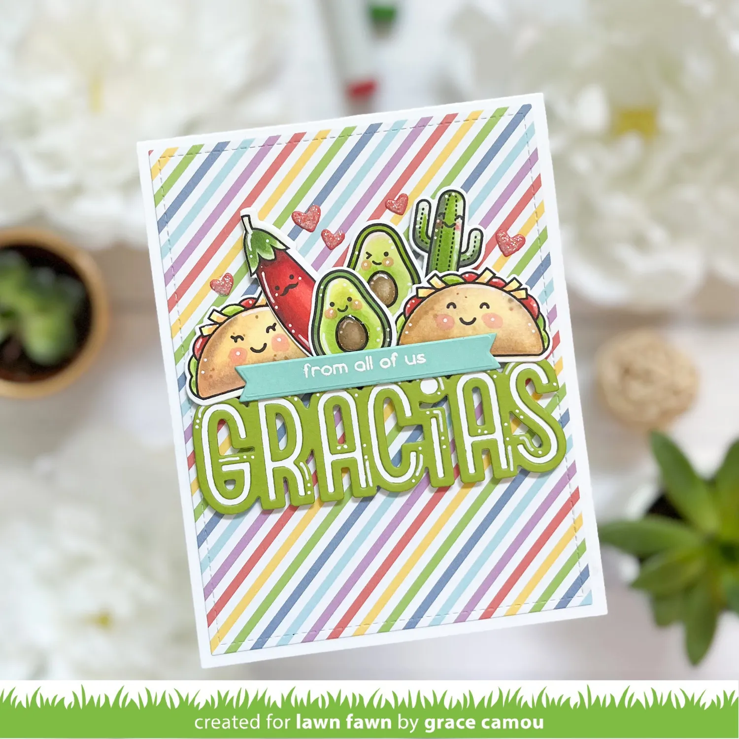 Lawn Fawn Year Nine Stempel Taco Mini