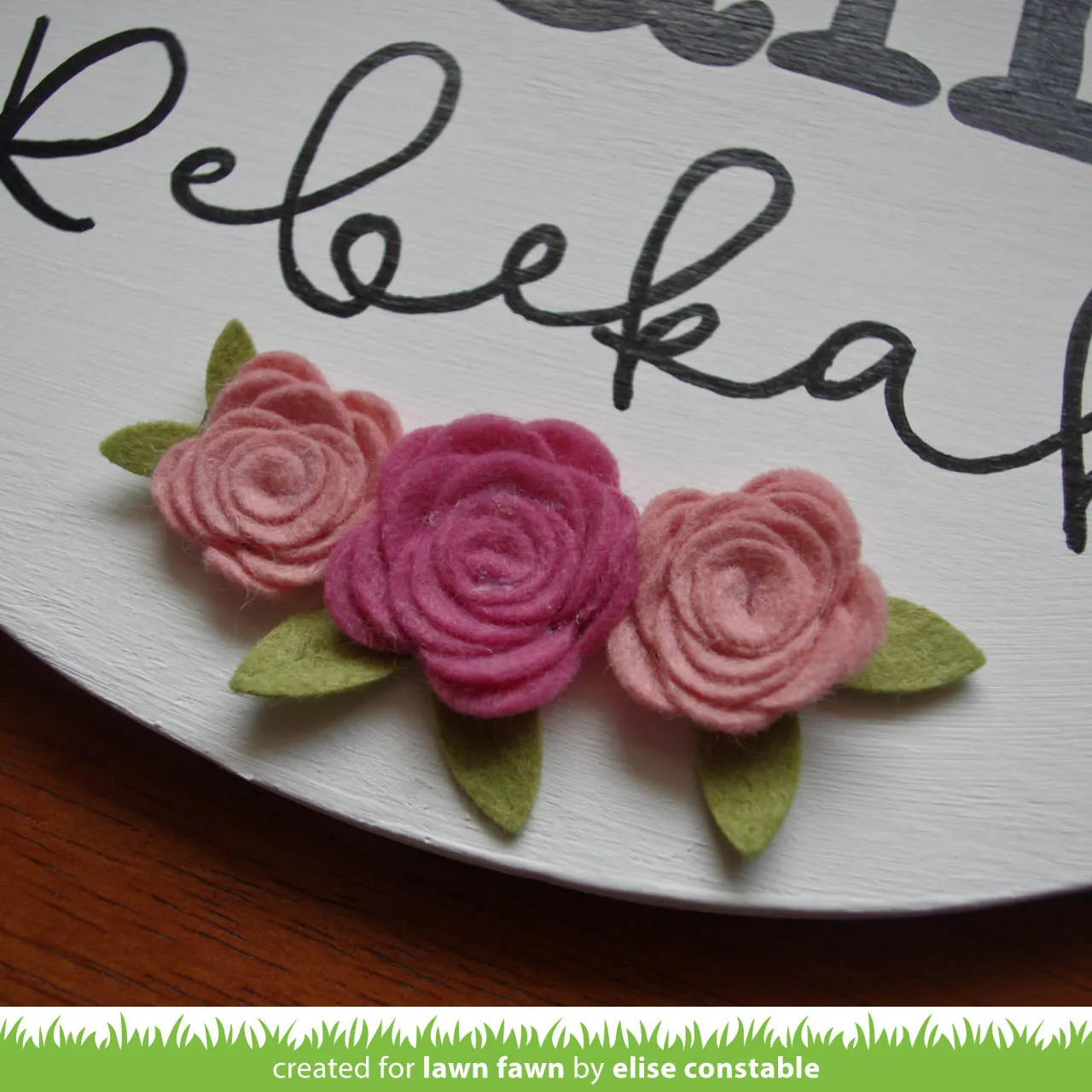 Lawn Fawn Rolled Roses Stanze Blumen 2 Größen