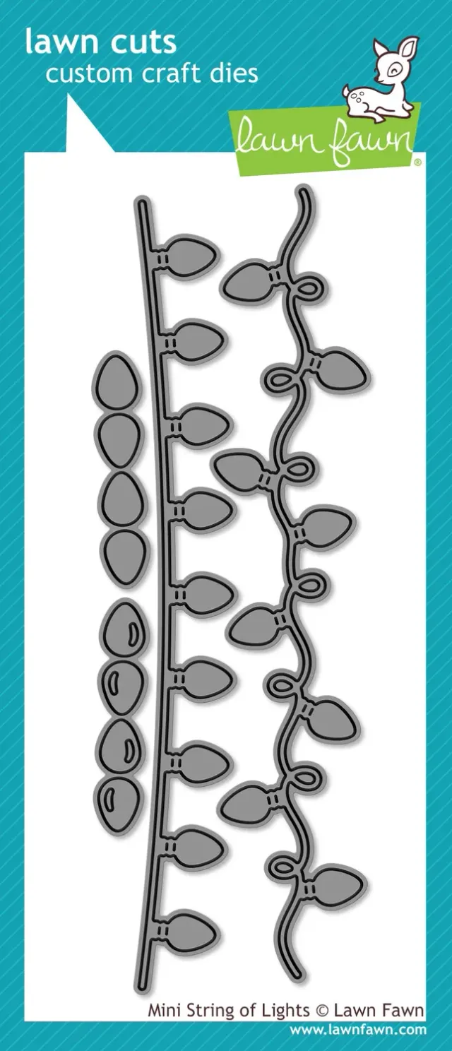 Lawn Fawn Mini String of Lights Stanzen Lichterkette