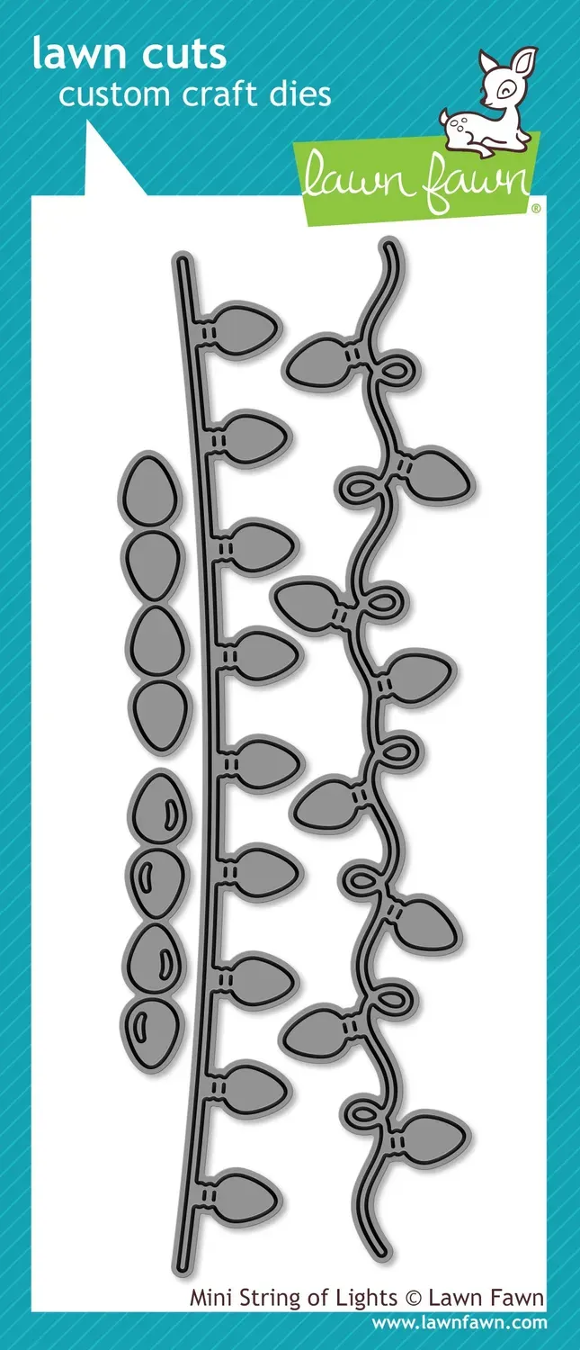 Lawn Fawn Mini String of Lights Stanzen Lichterkette