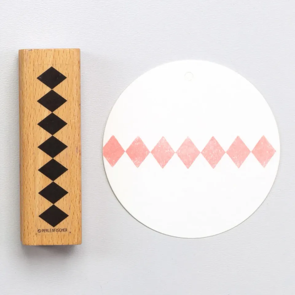Perlenfischer Tape with diamonds Stempel 15x74 mm