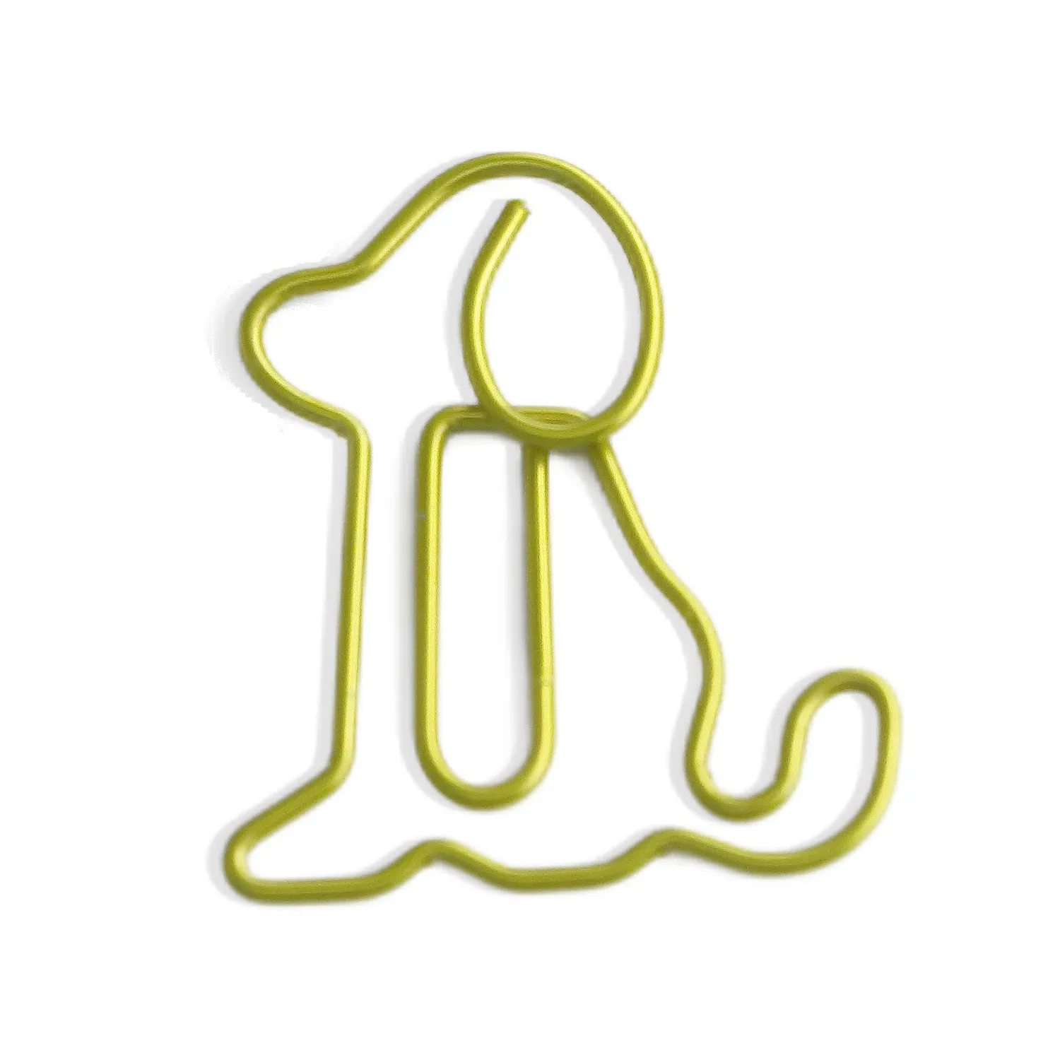 Ieebee Cute Puppy Büroklammern Metall 20 Stück gold