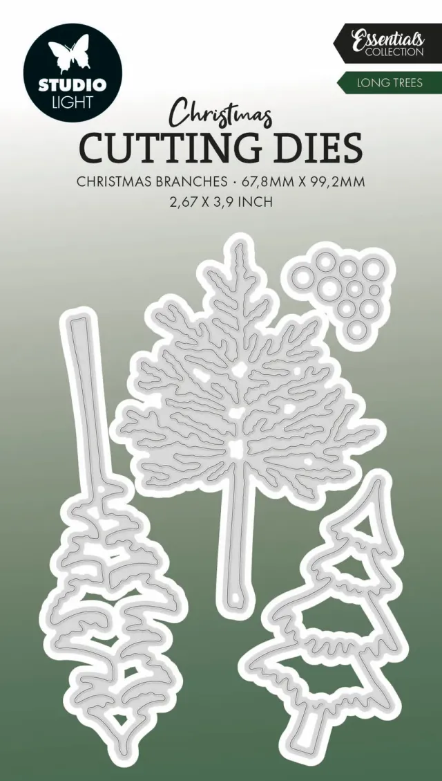 StudioLight Essentials Long trees Stanzschablone 66x98 mm