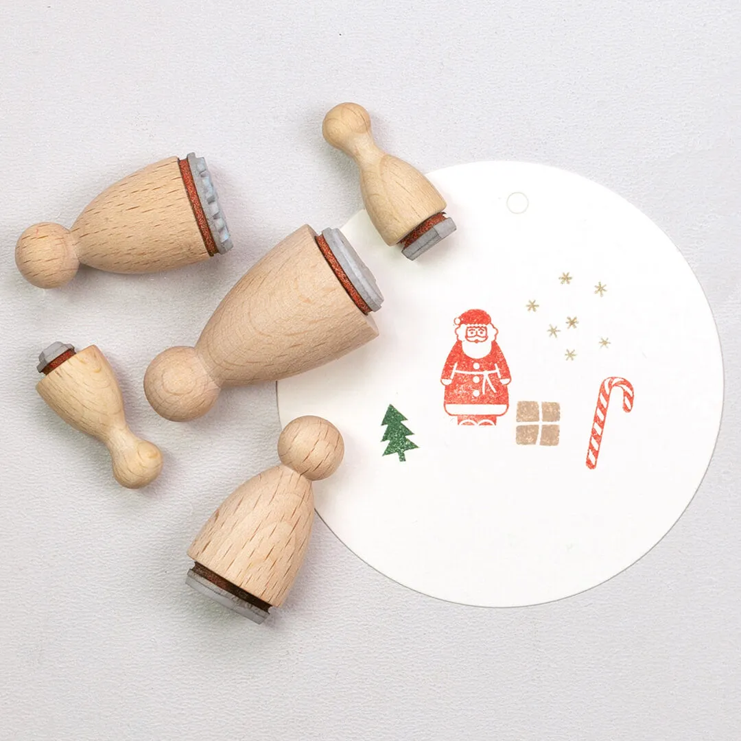 Perlenfischer Weihnachten 2 Stempelset 5 Ministempel