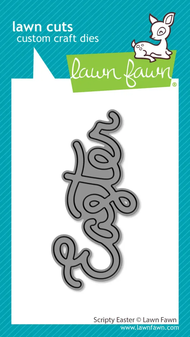 Lawn Fawn Scripty Easter Stanzen Wort Ostern