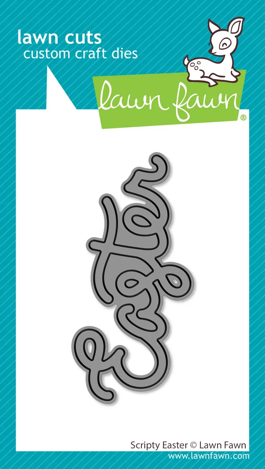 Lawn Fawn Scripty Easter Stanzen Wort Ostern