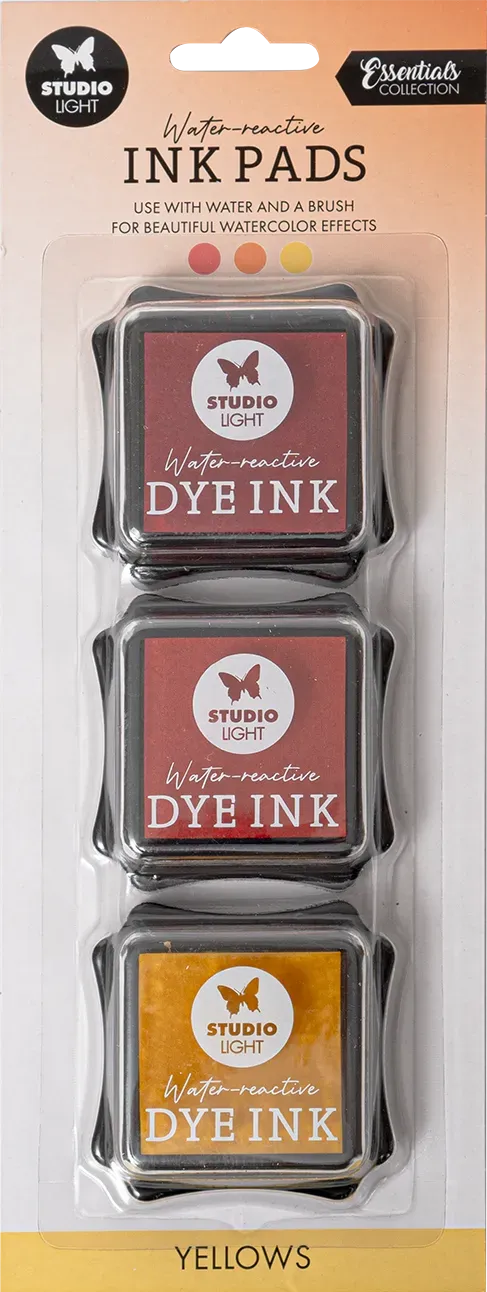 StudioLight Essentials Water-reactive Ink Pads Yellows 3er