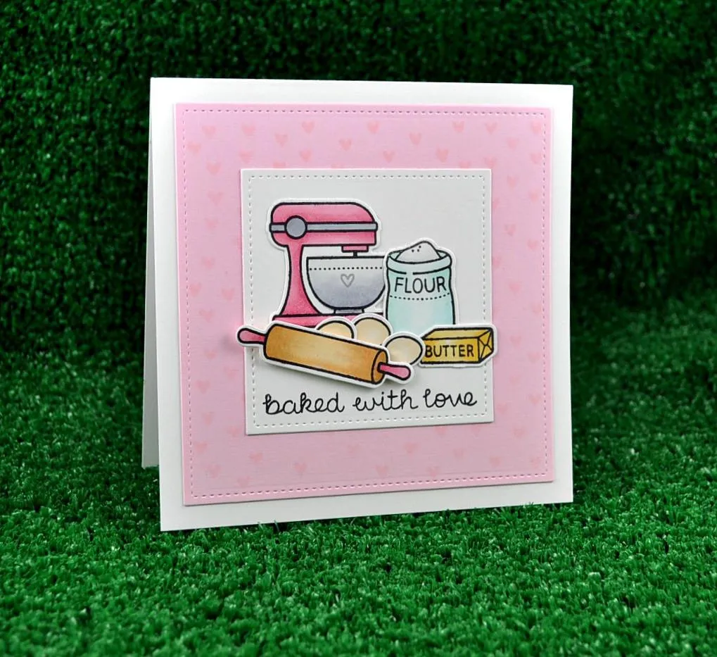 Lawn Fawn Baked with Love Clear Stamps Backen
