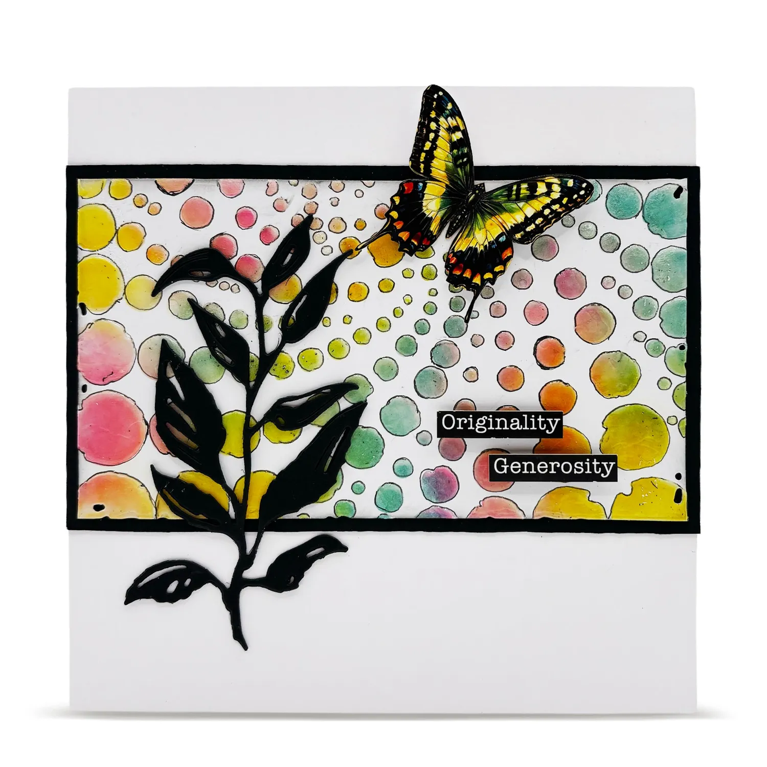 AALL and Create PC-264 Center Spin Schablone 15x15 cm Wirbel