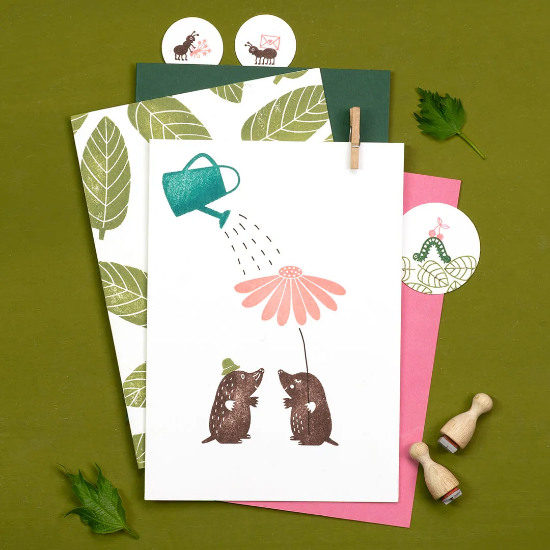 Perlenfischer Sommerhut mini Stempel 9x6 mm Sommer