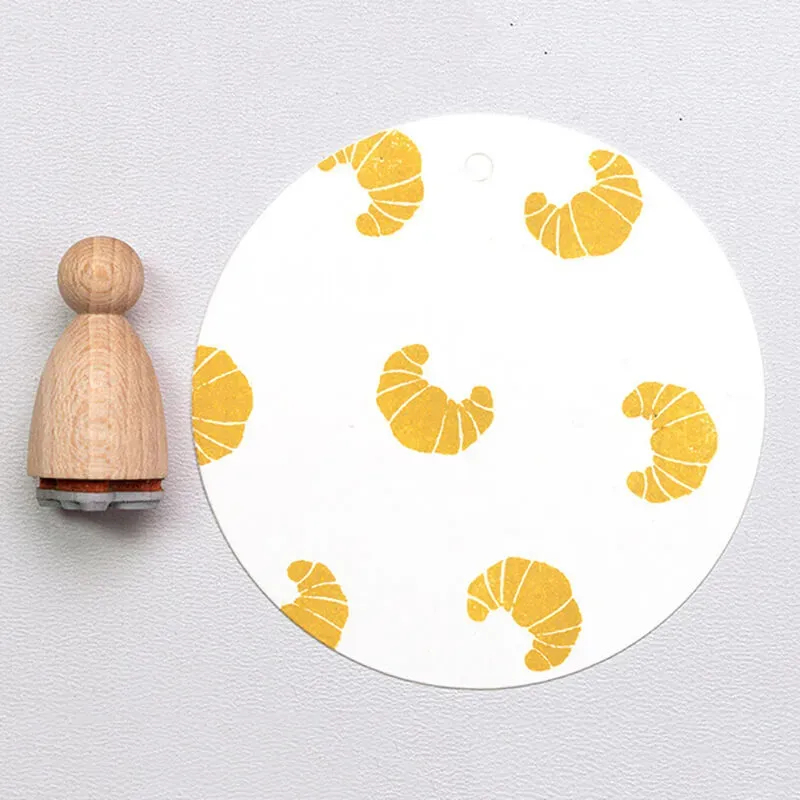 Perlenfischer Croissant Ministempel 12x16 mm