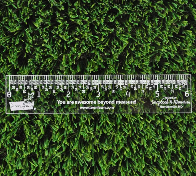 Lawn Fawn 6 Zoll Acryl Lineal Transparent Werkzeug