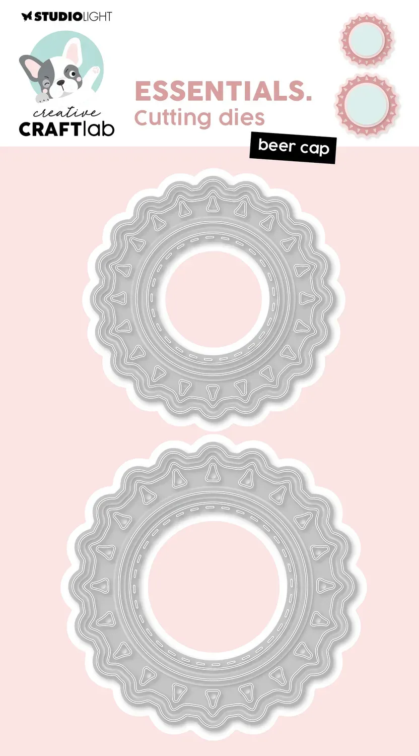 Creative Craftlab Essentials Beer Cap Stanzschablone Kronkorken
