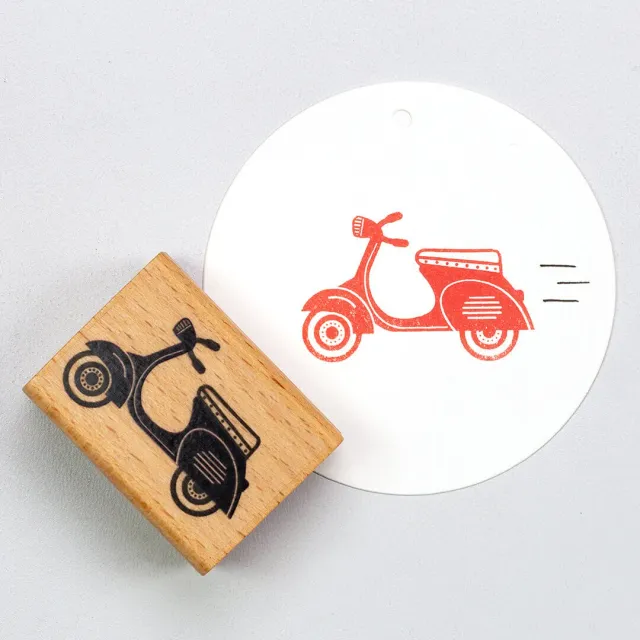 Perlenfischer Vespa Stempel 27 x 42 mm