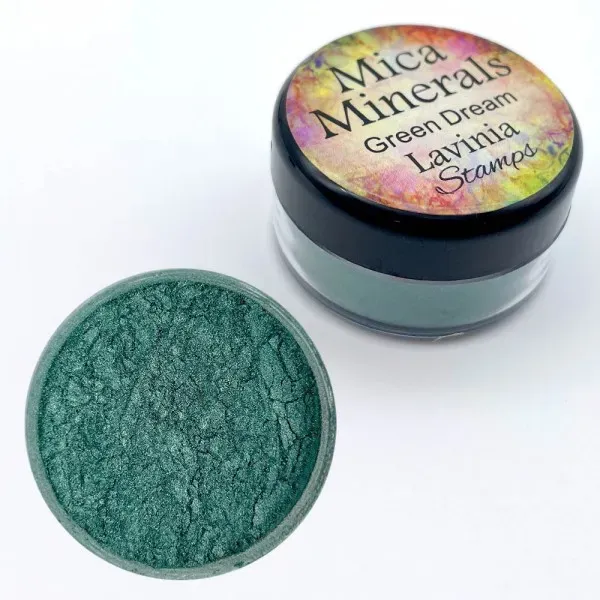 Lavinia Stamps Mica Minerals Green Dream Mica-Pulver grün