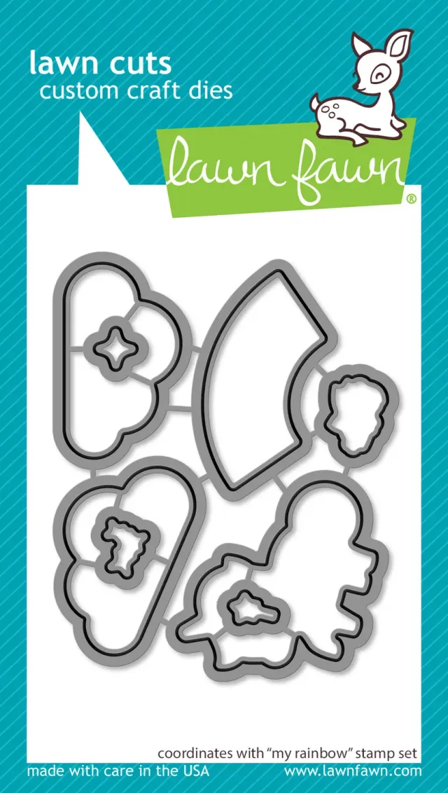 Lawn Fawn My Rainbow Lawn Cuts Stanzschablone 8tlg