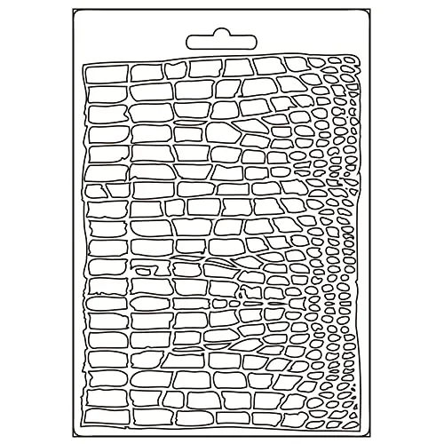 Stamperia Savana Soft Mould A5 Silikonform Krokodil
