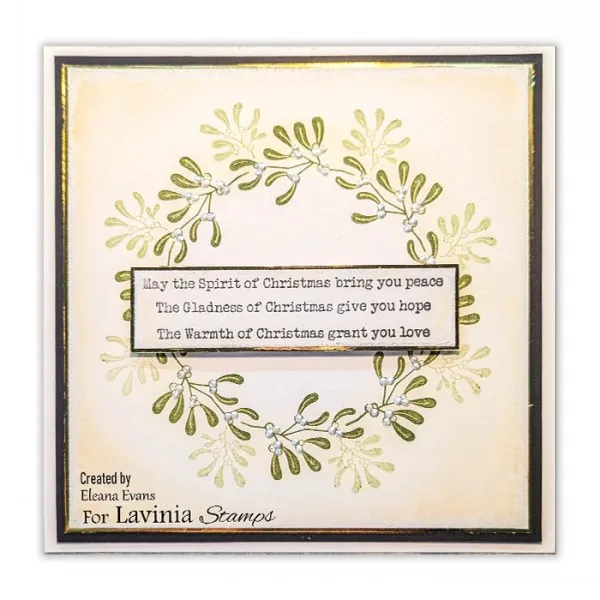 Lavinia Stamps Christmas Mistletoe Stempel Photopolymer