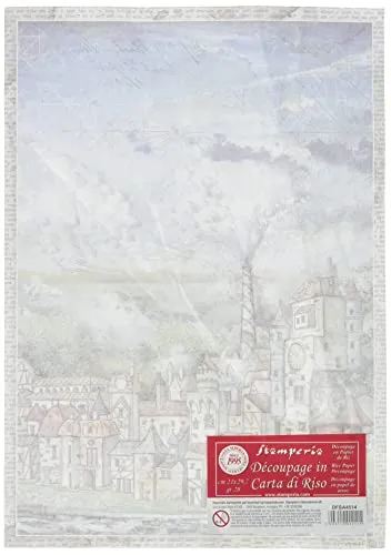 Stamperia Sir Vagabond DFSA4514 Reispapier A4 Cityscape