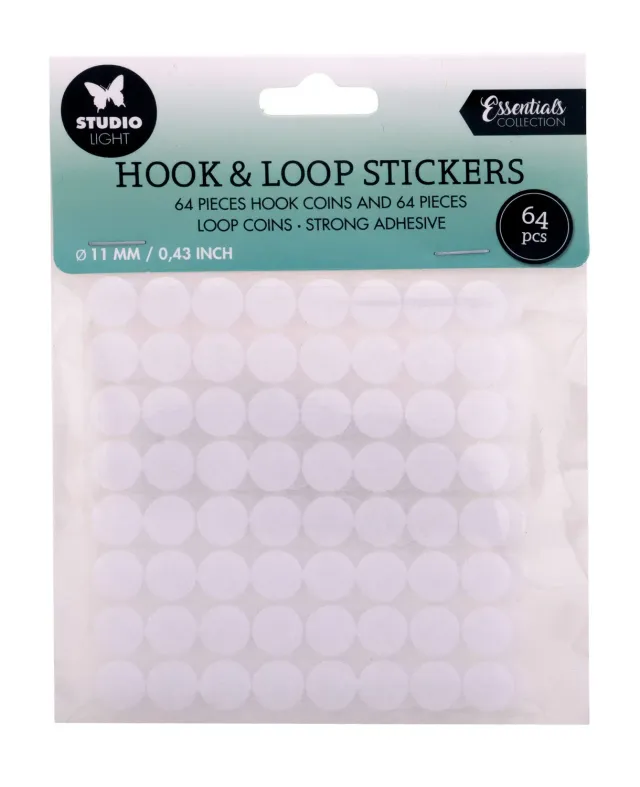 Studio Light Essentials Klett-Punkte rund 11 mm 64 Stück